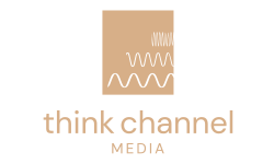 Think Channel Media Logo White - Fluid Resourcing client